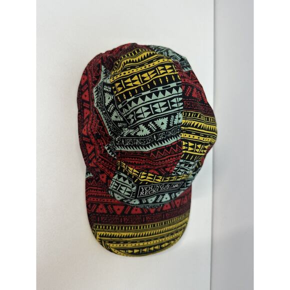 YOUNG & RECKLESS Cap Men's Snapback Hat Multi Colored Tribal Southwest Aztec - Picture 6 of 9